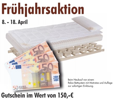 Frühjahrsaktion 2016