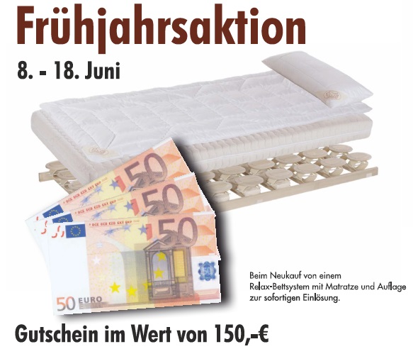 Frühjahrsaktion 2018