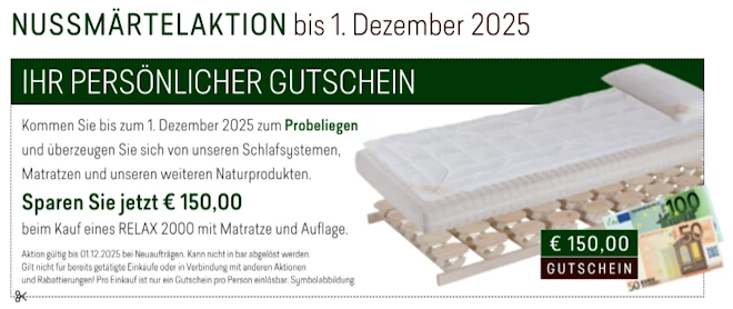Gutschein für die Mess-Aktion 2025